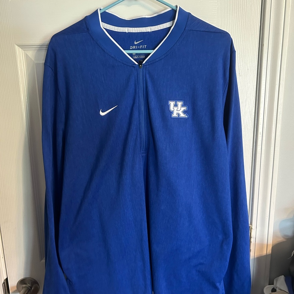 Nike Dri-Fit University of Kentucky Wildcats Quarter Zip Jacket